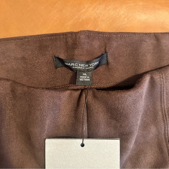 Marc New York Chocolate Suede Trousers - Picture 5 of 6